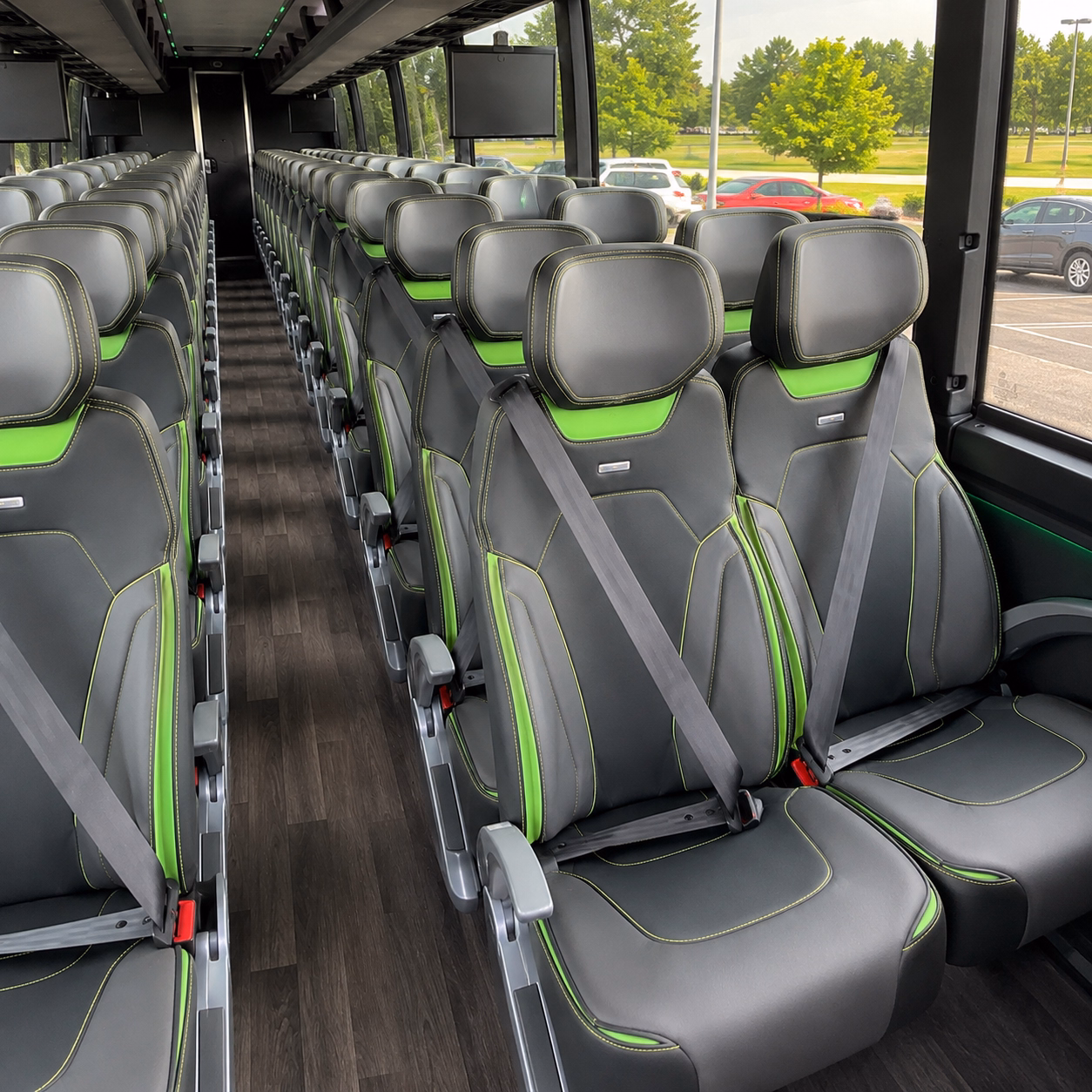 mooresville charter bus interior