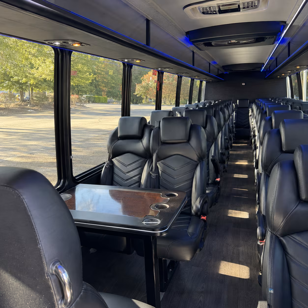 mooresville religious group transportation onboard seating