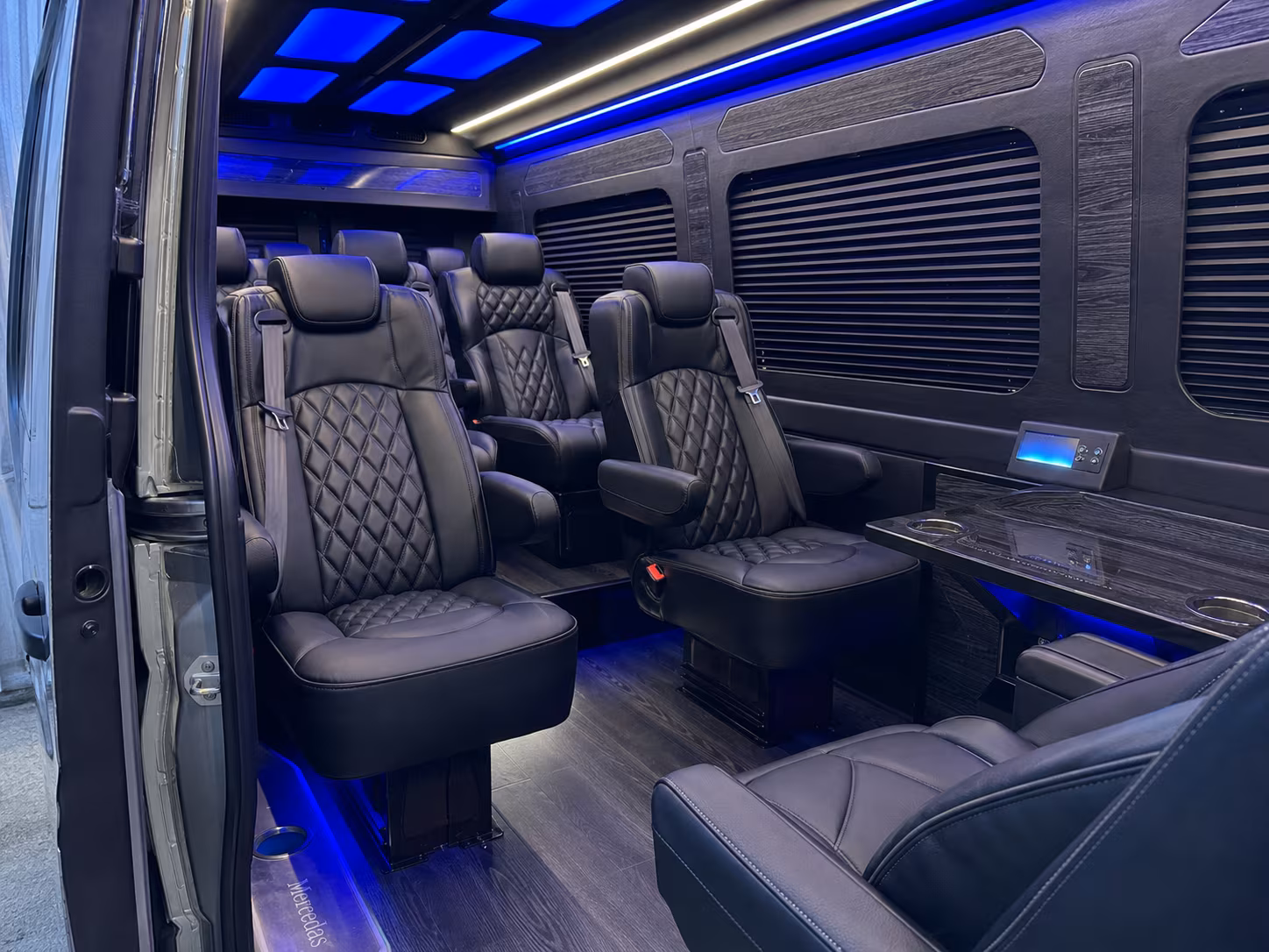sprinter van transportation for groups and events across mooresville