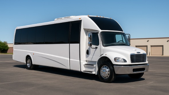 Exterior of Charter Bus Company Charlotte's 30 Passenger Minibus in Charlotte