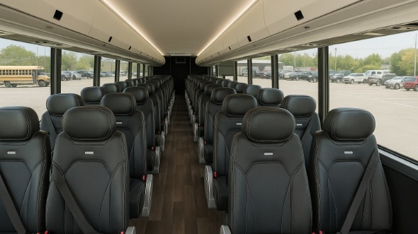 mooresville 18 passenger minibus inside