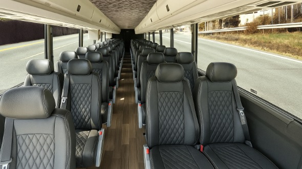 mooresville 20 passenger minibus inside