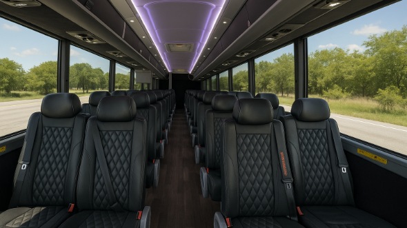 mooresville 35 passenger minibus inside