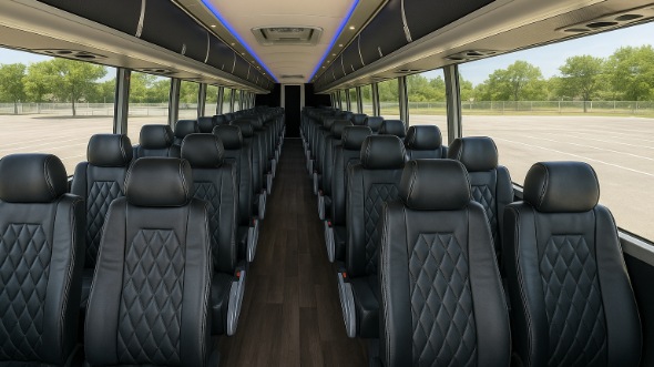 mooresville 50 passenger charter bus rental