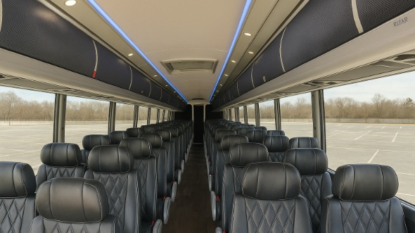 mooresville 54 passenger charter bus rental